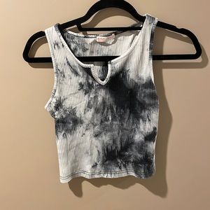 tie dye cropped tank